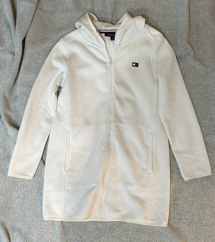 Tommy Hilfiger Women’s Long Fleece Zipped Hoodie Jacket