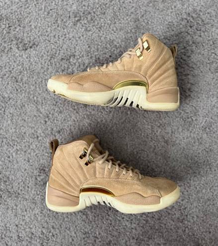 Nike Air Jordan 12 XII Retro Vachetta Tan Gold Women's