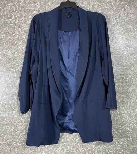 Torrid  Women's Blue Plus Size Parker Studio Crepe Blazer - Size 4(4X) - Longline