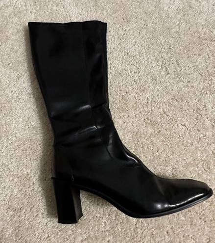 Donald Pliner Black Wedge Boot