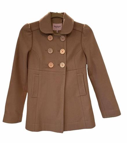 Juicy Couture  Camel Peacoat, Sz XS