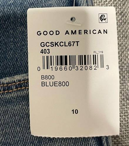 Good American  NWT GOOD CURVE SKINNY CROP Size 30 / 10 Blue