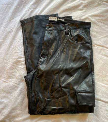 Abercrombie & Fitch Curve Love Faux Leather Pants