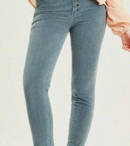 We The Free Free People  Corduroy Jeans Pale Blue Size 28