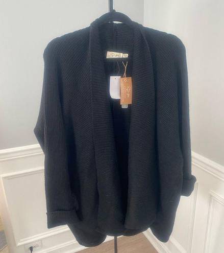 RD Style NWT  Conscious Black Oversized Cardigan Size Medium