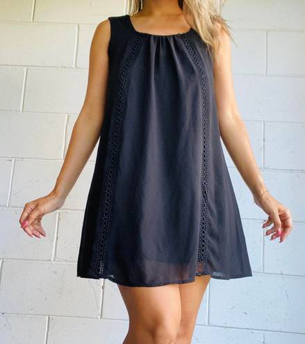 Sequin Hearts black dress