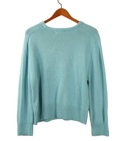 Treasure & Bond NWT Nordstrom  Blue Pullover Cotton Blend Sweater S