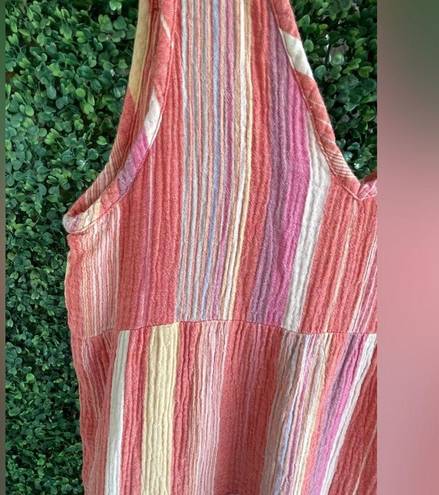 Marine layer NWOT -  Pink Striped Corinne Maxi | Sz Large