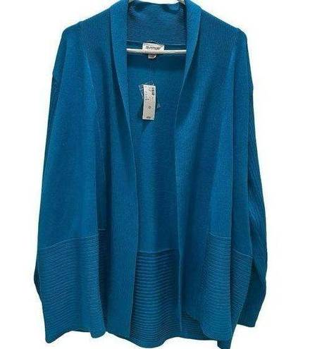 Avenue Womens 18 / 20 Sweater Cardigan Teal Blue Size 20 plus