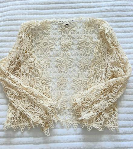 Urban Outfitters crochet tie front top size small/medium