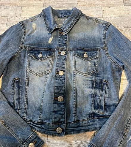 Aeropostale Real Denim Medium Wash Denim Jacket Women Medium