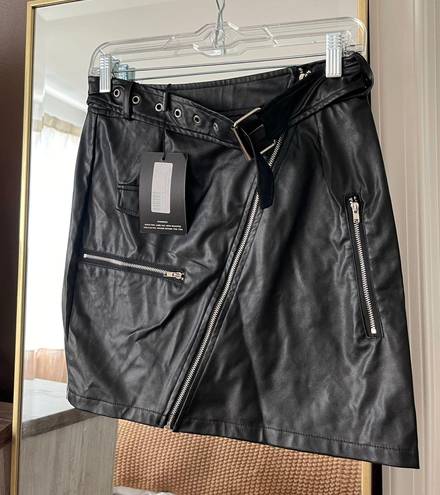 Pretty Little Thing Leather Skirt