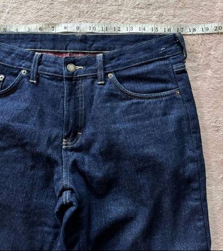 Dickies  Jeans Women’s Blue Flannel Lined Mid Rise Straight Size 10 Regular