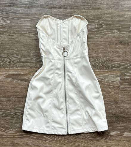 Urban Outfitters White Corset Dress