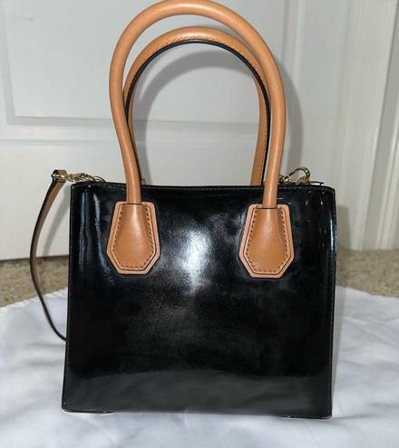 Michael Antonio Michael Kors Mercer Messenger Patent Leather Purse