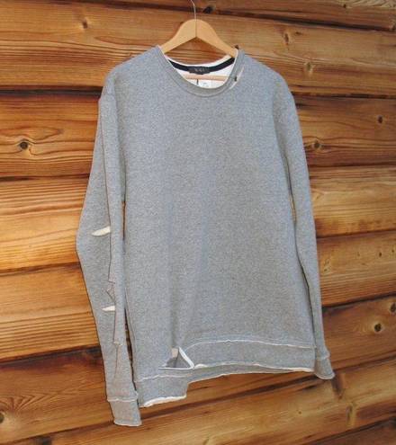 Alala NWT Revolve Gray Distressed Sweatshirt