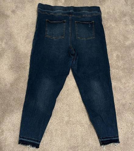 Spanx Distressed Ankle Skinny Jeans, Medium Wash