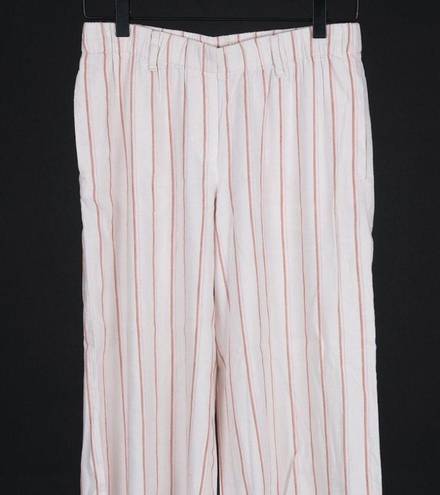 J.Jill  Striped Wide Leg Linen Blend Pants