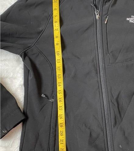 The North Face Jacket Womens Size Large Black Nylon Stretch Full-Zip Long Sleeve