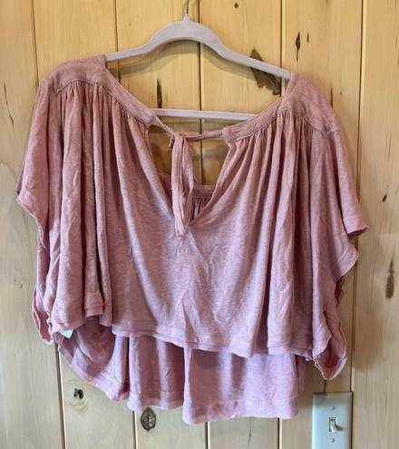 Free People Pink Top