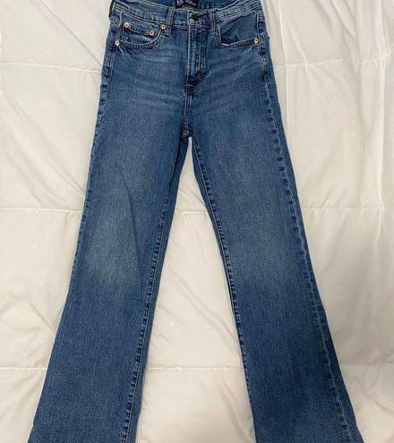 Gap denim high rise vintage flare jeans