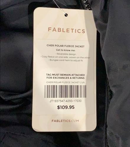 Fabletics   Cher Polar Fleece Jacket black size Small