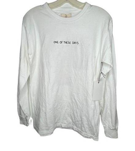 Krass&co One Of These Days . White T-Shirt nwt