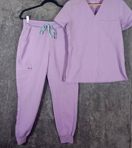 FIGS  women set jogger n scrub top color lilac dawn