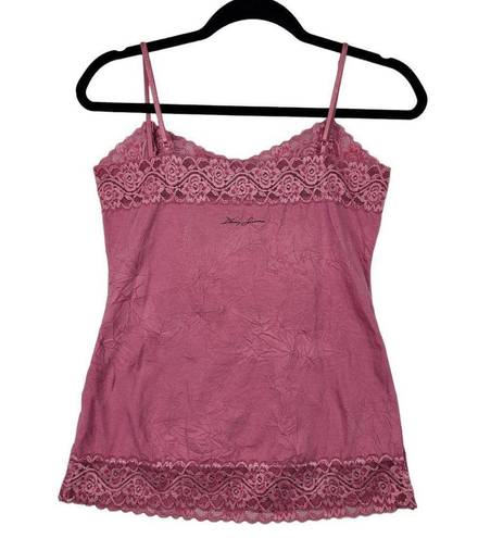 DKNY  Jeans Pink  Lace Cami Size S