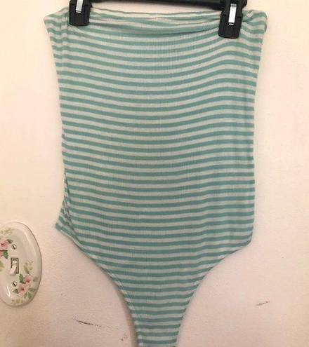 PacSun  Striped Strapless Tube Bodysuit