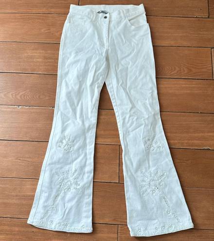 Laundry by Shelli Segal VTG  Womens Jeans Sz 4 denim White Bootcut