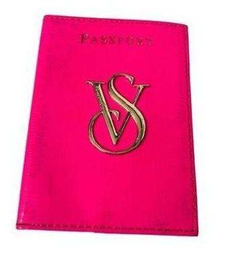 Victoria's Secret  VS hot Barbie pink passport holder - note - condition in pics s