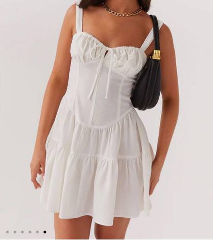 Peppermayo White Mini Dress