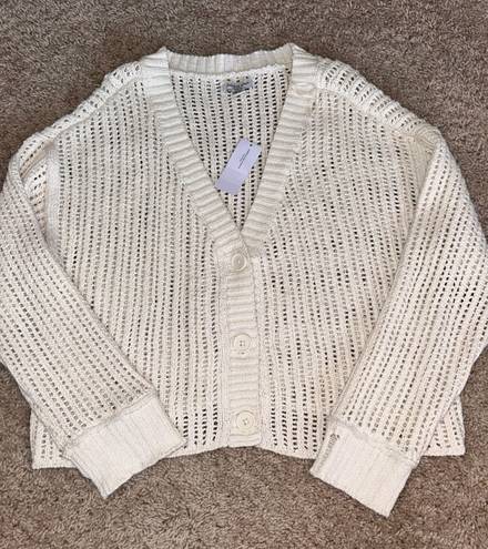 American Eagle Cream Cardigan