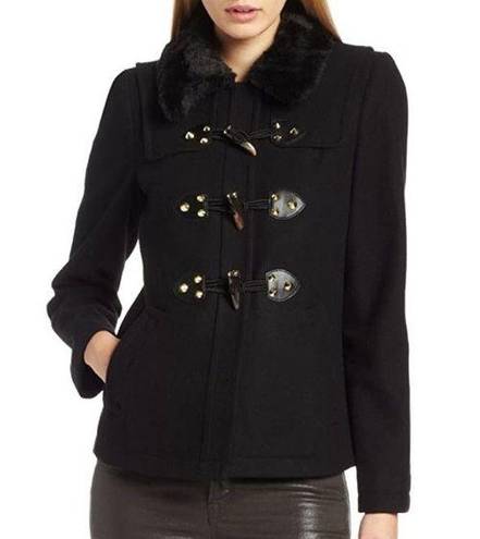 Juicy Couture Wool Toggle Winter Jacket