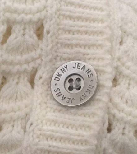 DKNY Knit Cream Cardigan