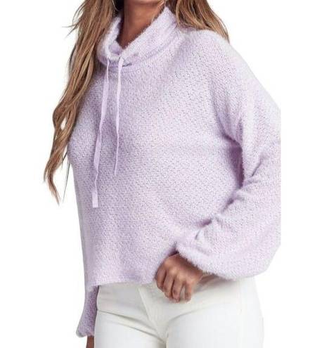 Blue Blush  Cowl Neck Cozy Pullover Lavender Purple Size Small NWT