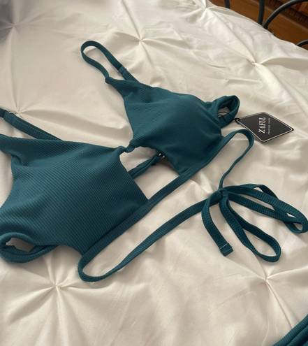 Zaful Deep Green Bikini Set