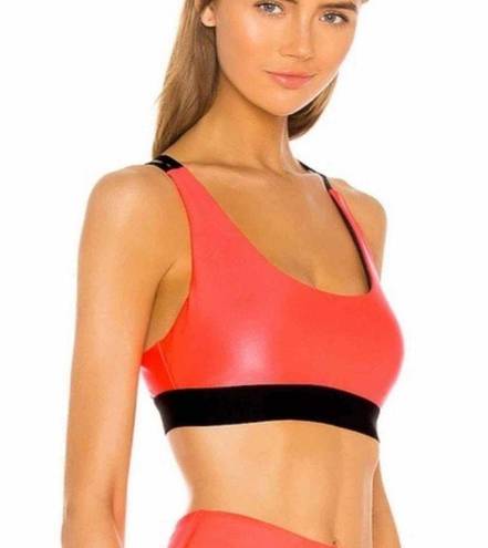 Koral  Vasta Infinity Sports Bra In Guava Size Small