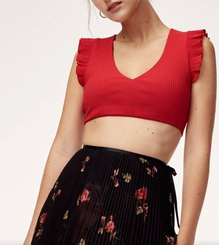 Wilfred Free Wilfred Ribbed Crop Top