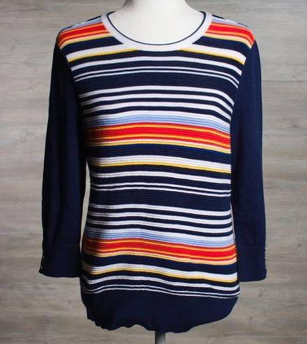 Lands'End  Ribbed Colorful Sweater M