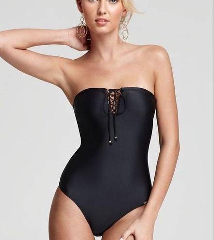 Pily Q One Piece Lace-Up Swimsuit