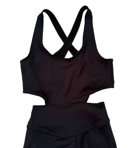 Free People Movement NWT  Back It Up Yoga Onesie Catsuit Black Size S