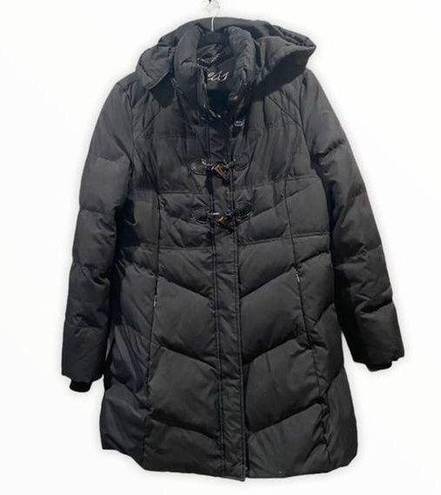 Guess  Black Hooded Duffle Coat