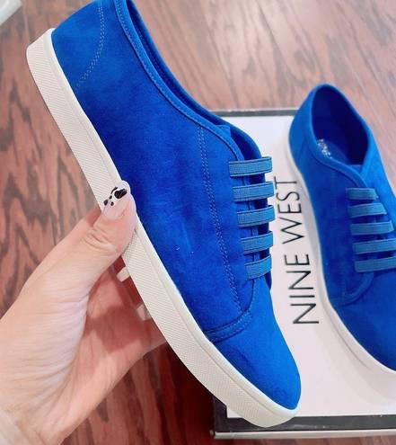 Nine West   Blue slip-on Sneakers/NWB