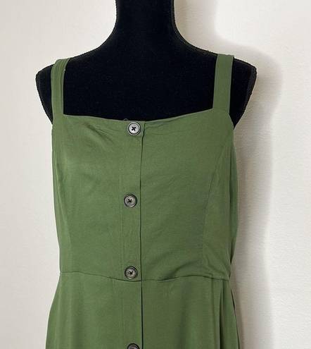 Market & Spruce  green dress size XL. Adjustable straps.