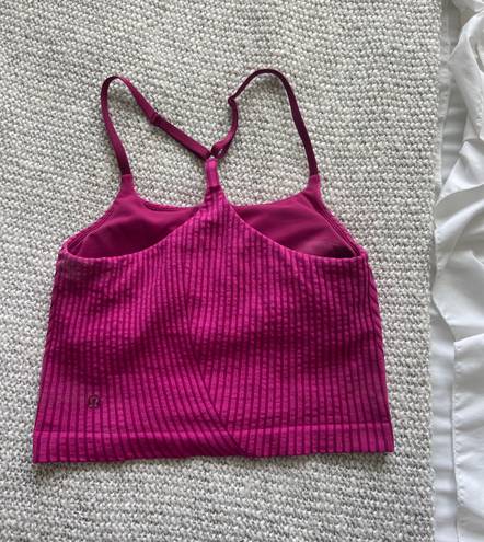 Lululemon Strappy Seamless Yoga Shelf Tank Top