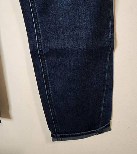 prAna NWT  Buxton Deep Blue Wash Denim Boyfriend Women 6 Organic Cotton Jeans