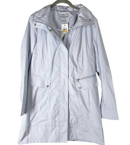 Cole Haan Cole‎ Haan Women's Travel Packable Rain Jacket Size Small Mist (Light Blue) NEW