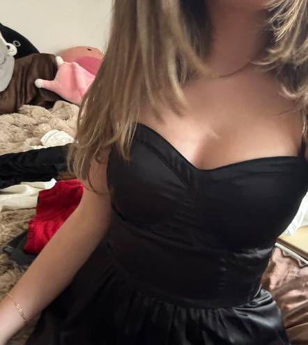 Francesca's Black Mini Dress